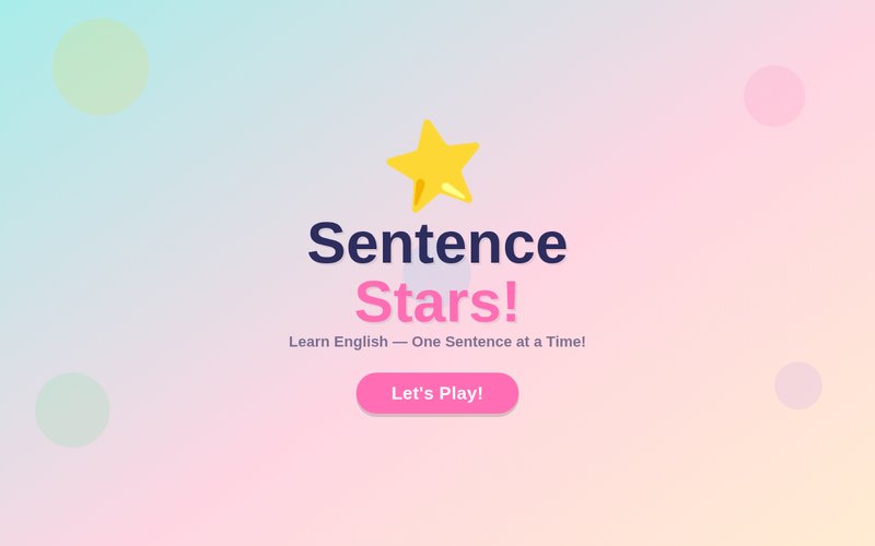 Sentence Stars Easy preview